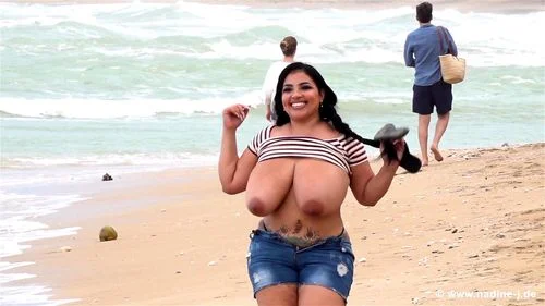 amber frame recommends massive tits on the beach pic