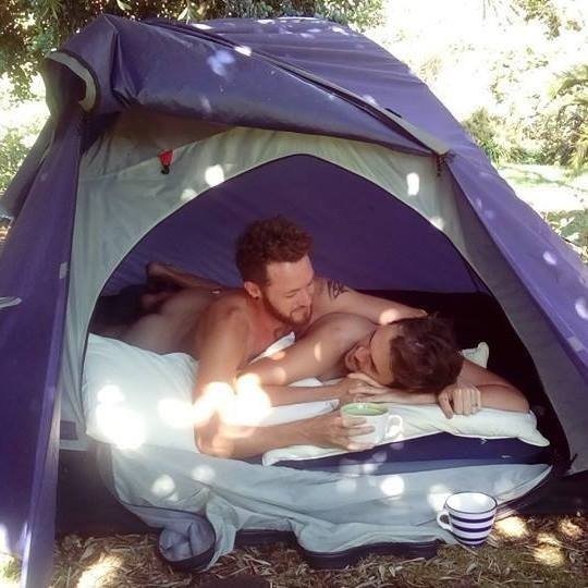 Best of Men camping nude