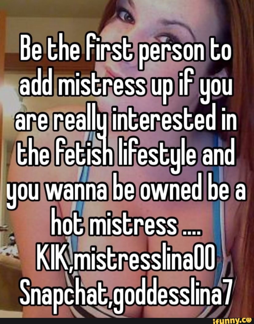 Mistress Snapchat brandon fl