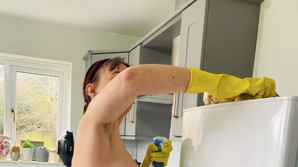 demetrius cruz recommends naked kitchen cleaning pic