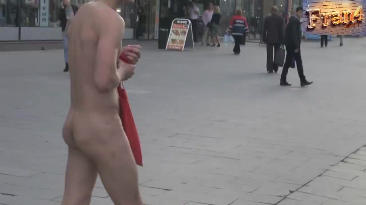 Best of Naked men walking in public