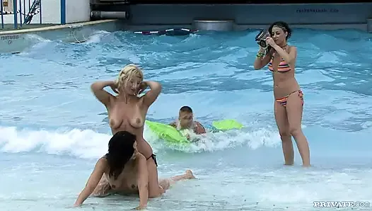 Best of Nude at waterpark