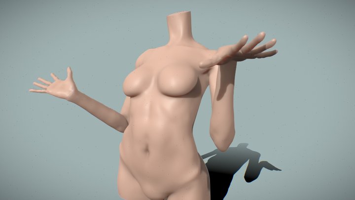 Nude Woman 3d Model couple pics