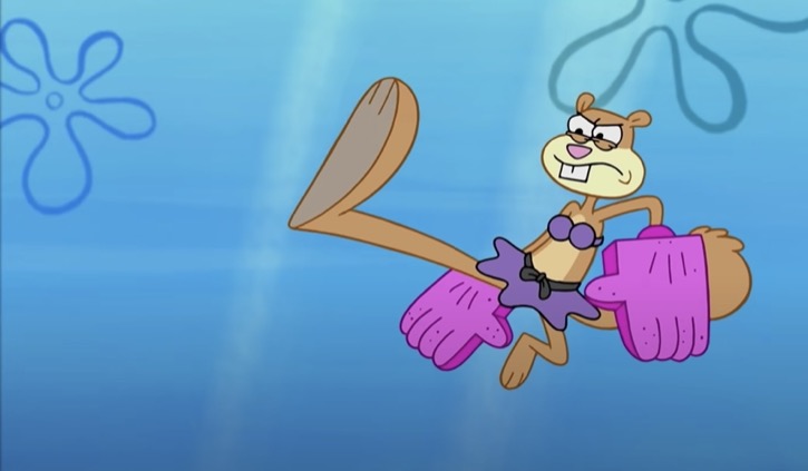 Best of Sandy cheeks butt