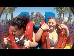 andrea maciver share slingshot ride boobs out photos