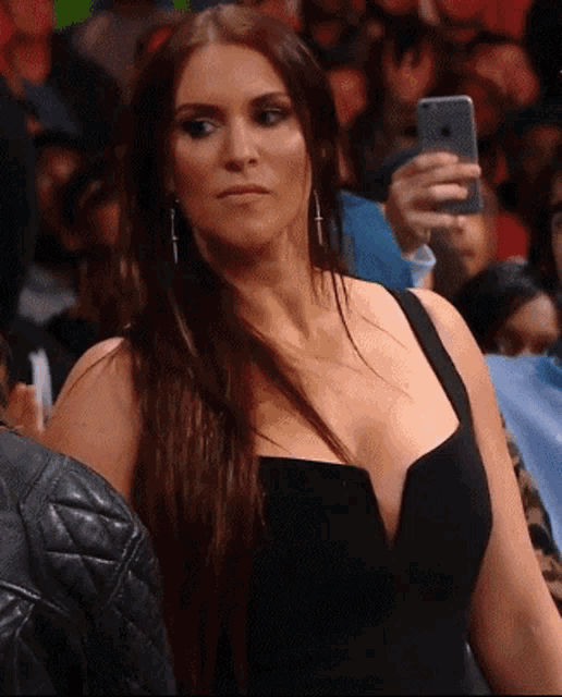 stephanie mcmahon cleavage